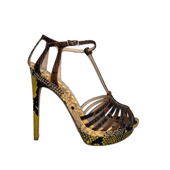 Fendi Python Embossed Heels - Picture 4 of 9